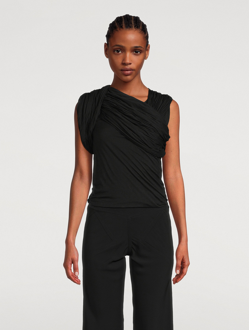 Harness Draped Top