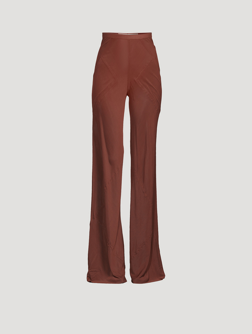 Bias-Cut Jersey Pants