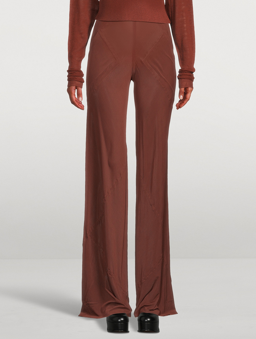 Bias-Cut Jersey Pants