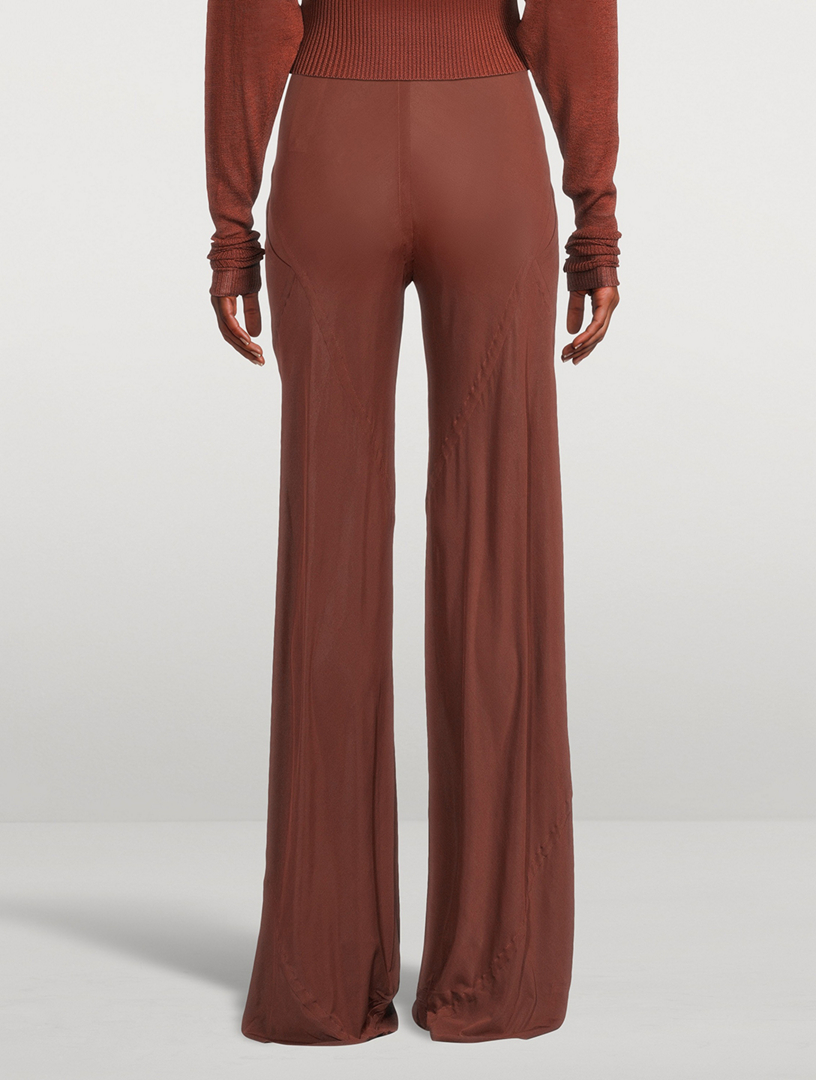 Bias-Cut Jersey Pants