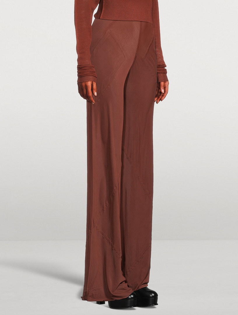 Bias-Cut Jersey Pants