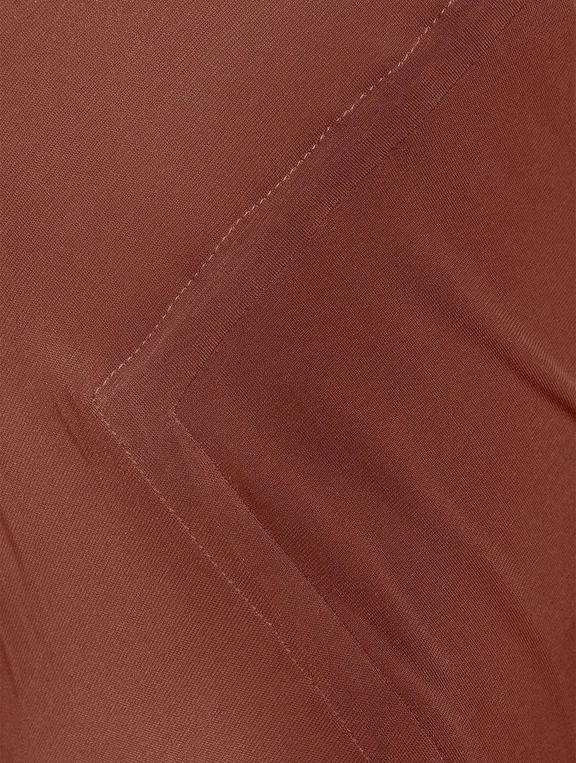 Bias-Cut Jersey Pants