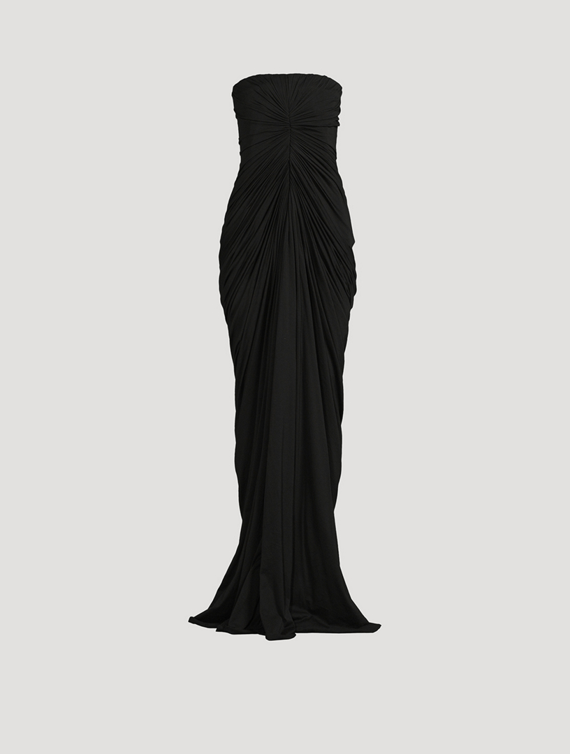 Radiance Draped Bustier Gown