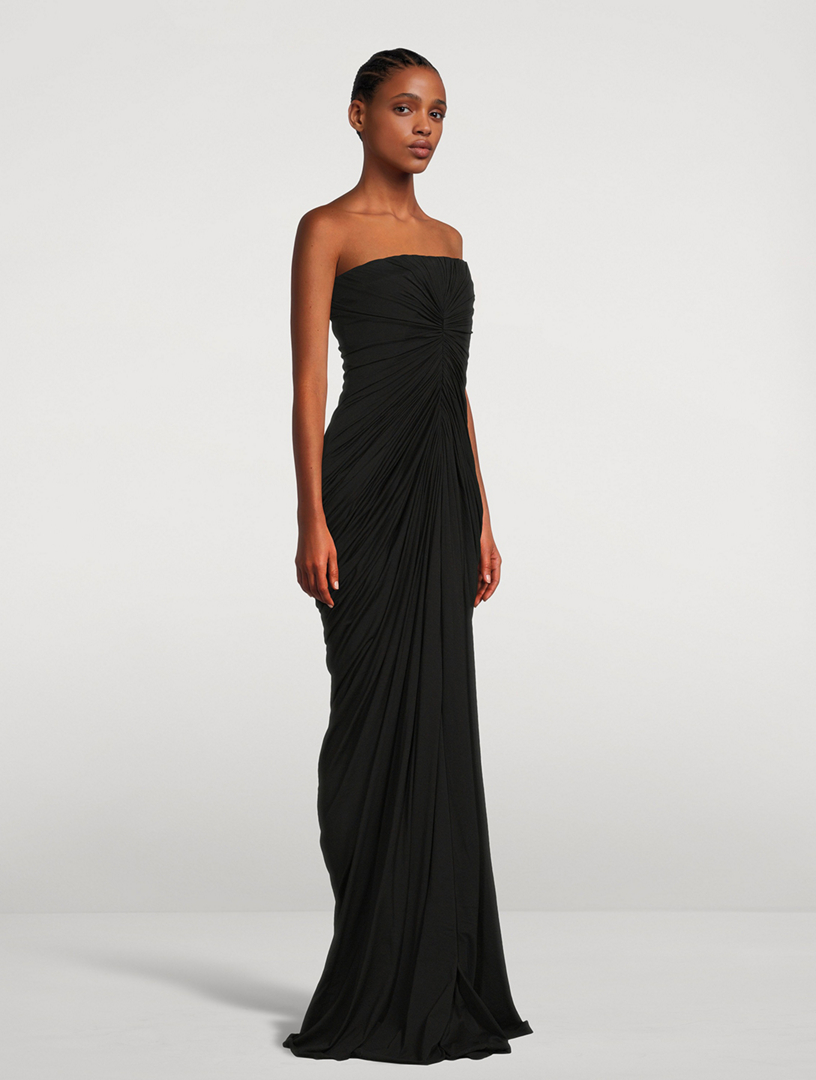 Radiance Draped Bustier Gown