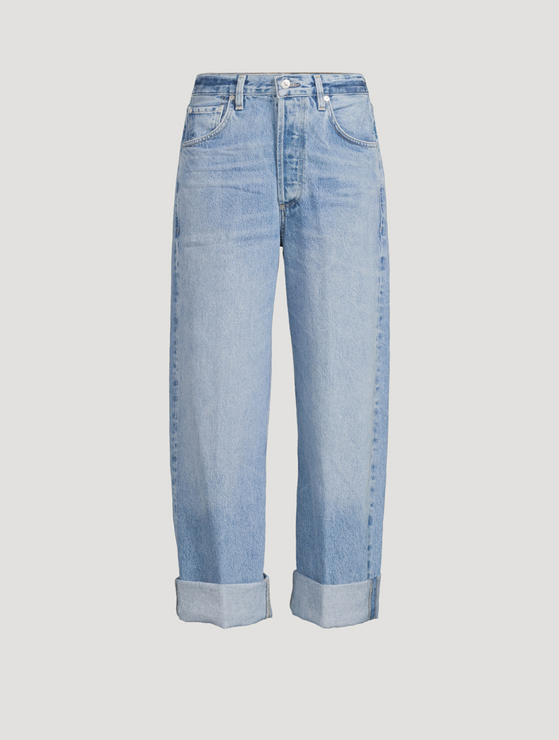 Ayla Baggy Cuffed Crop Jeans