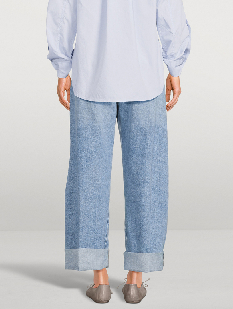 Ayla Baggy Cuffed Crop Jeans