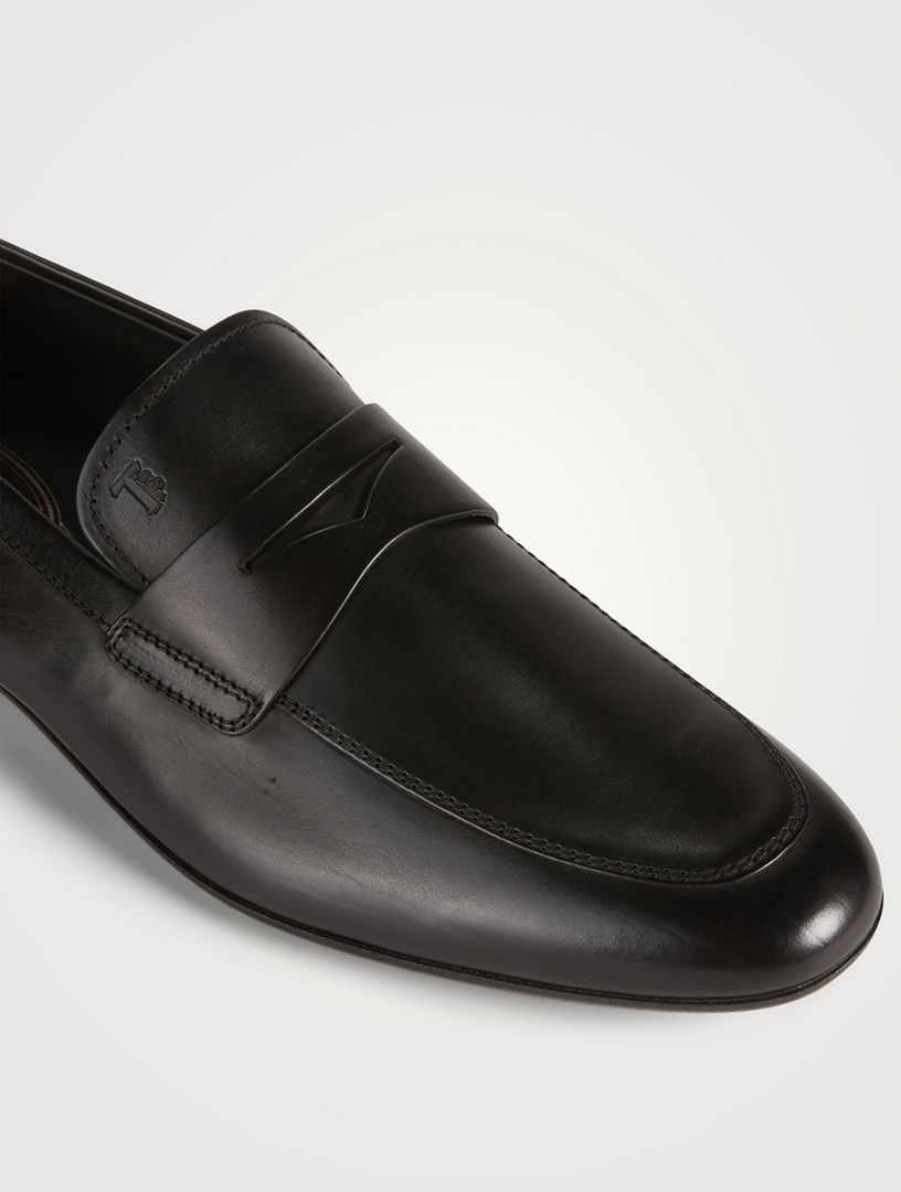 Smooth Leather Loafers