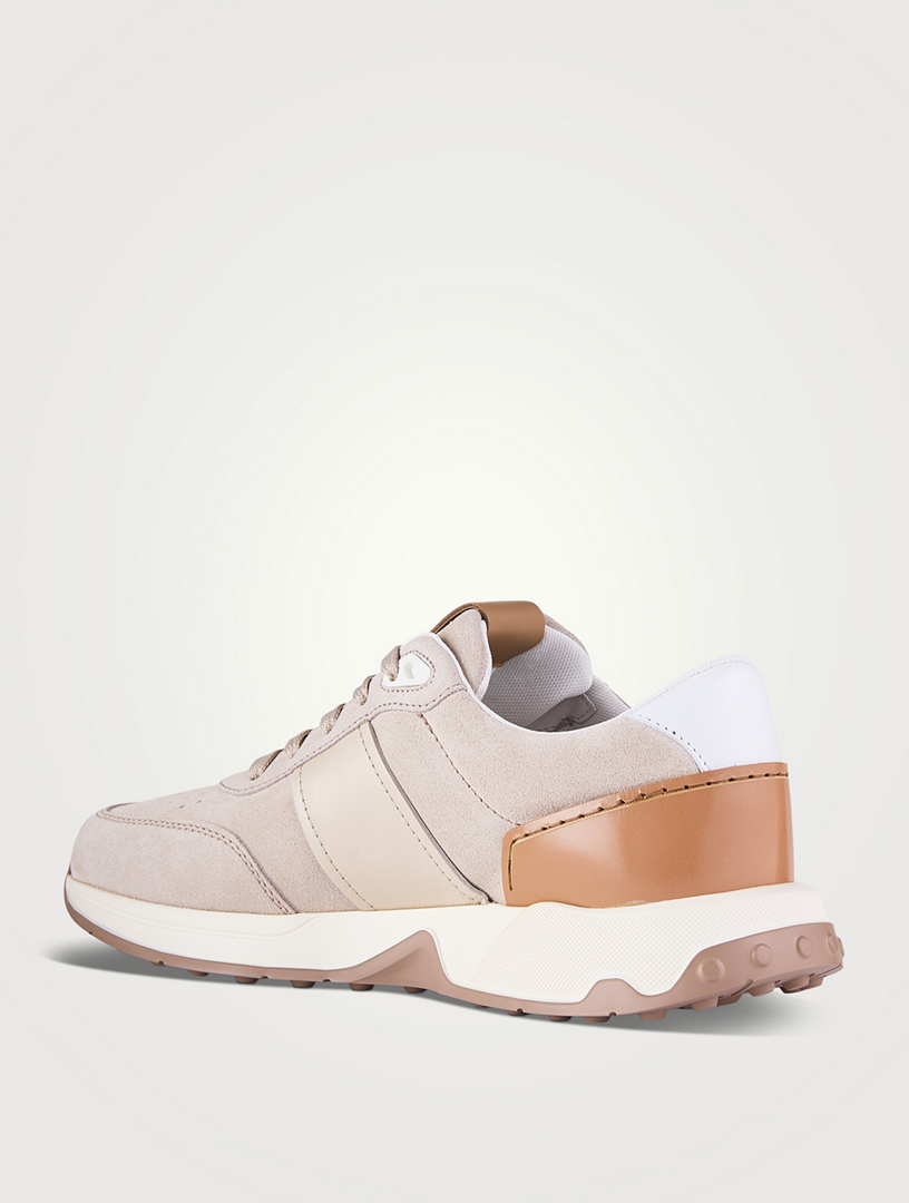 Suede And Leather Sneakers