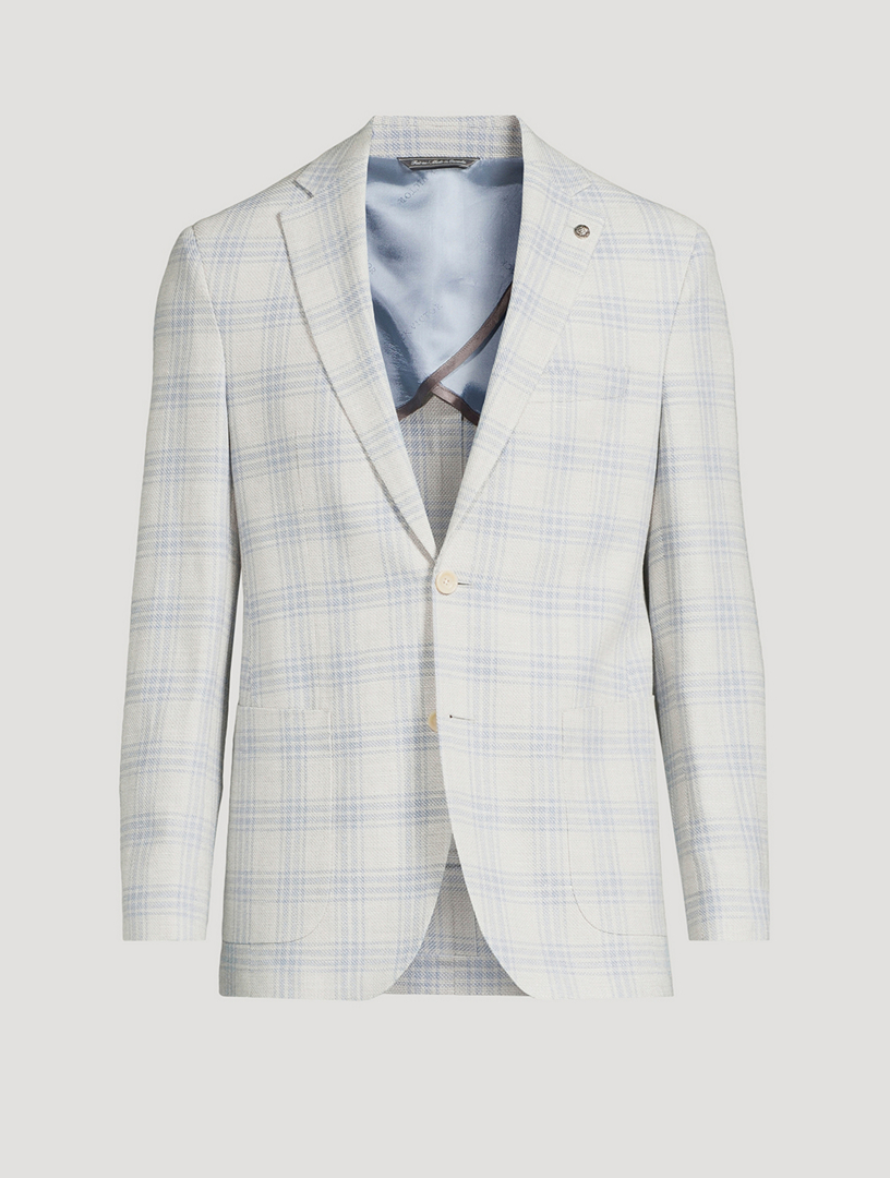 Hampton Wool Linen And Silk Stretch Jacket