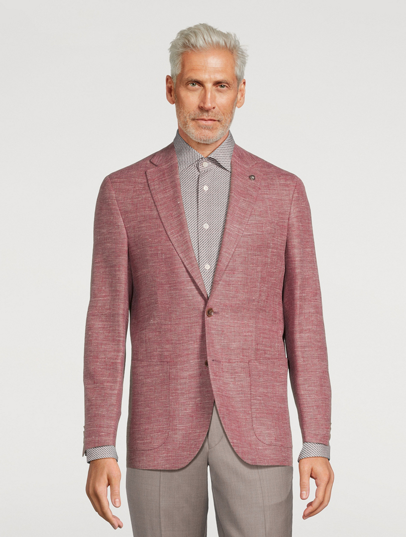 Hampton Wool And Linen Stretch Jacket