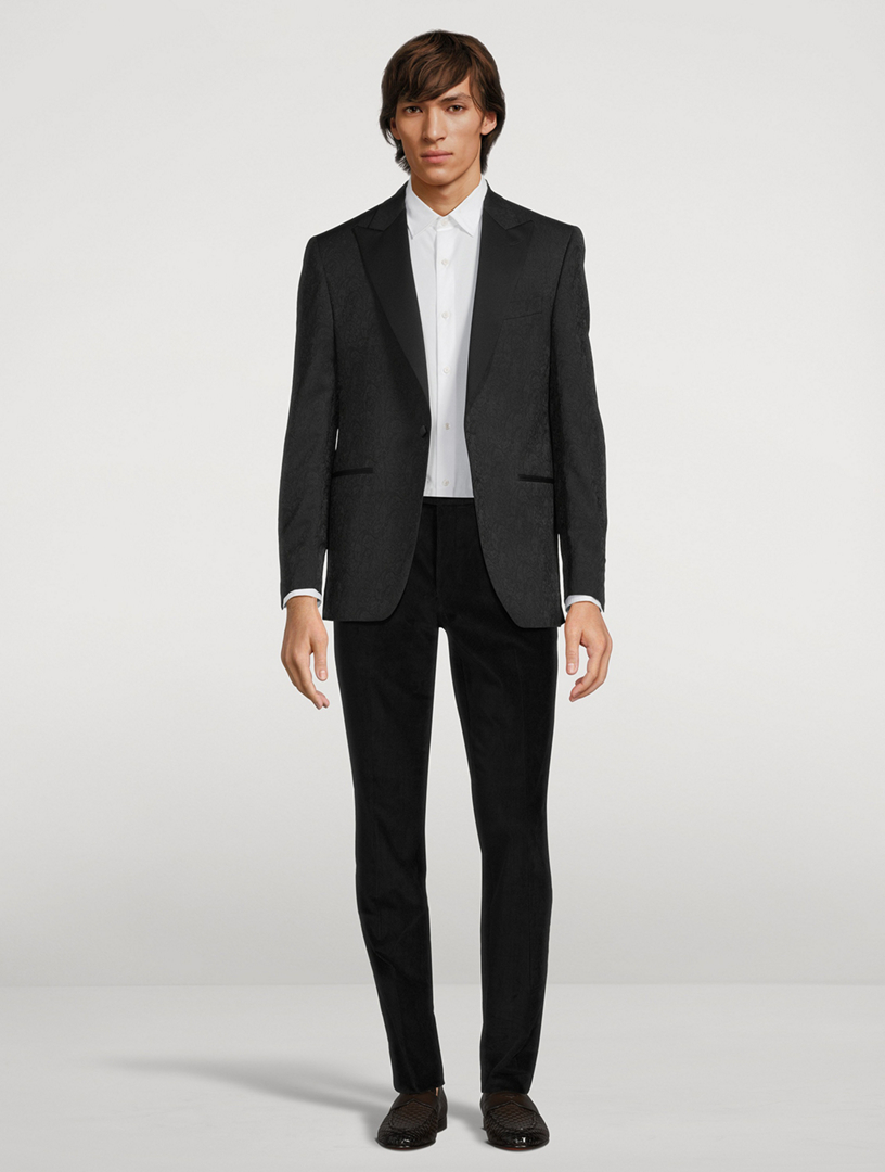 Elwood Wool-Blend Tuxedo Jacket