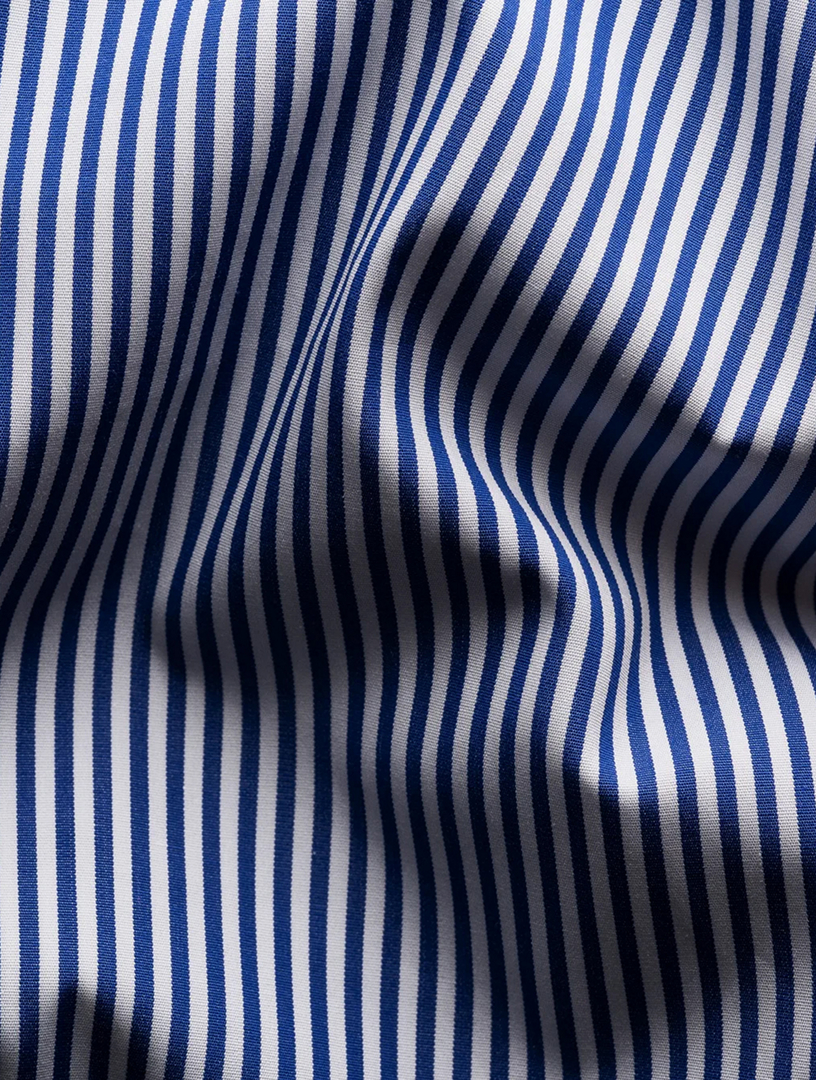 Contemporary Fit Bengal Stripe Elevated Poplin Shirt