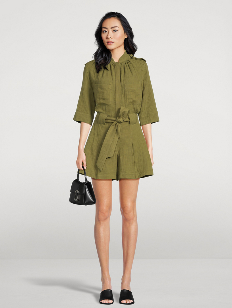 Belted Utility Romper