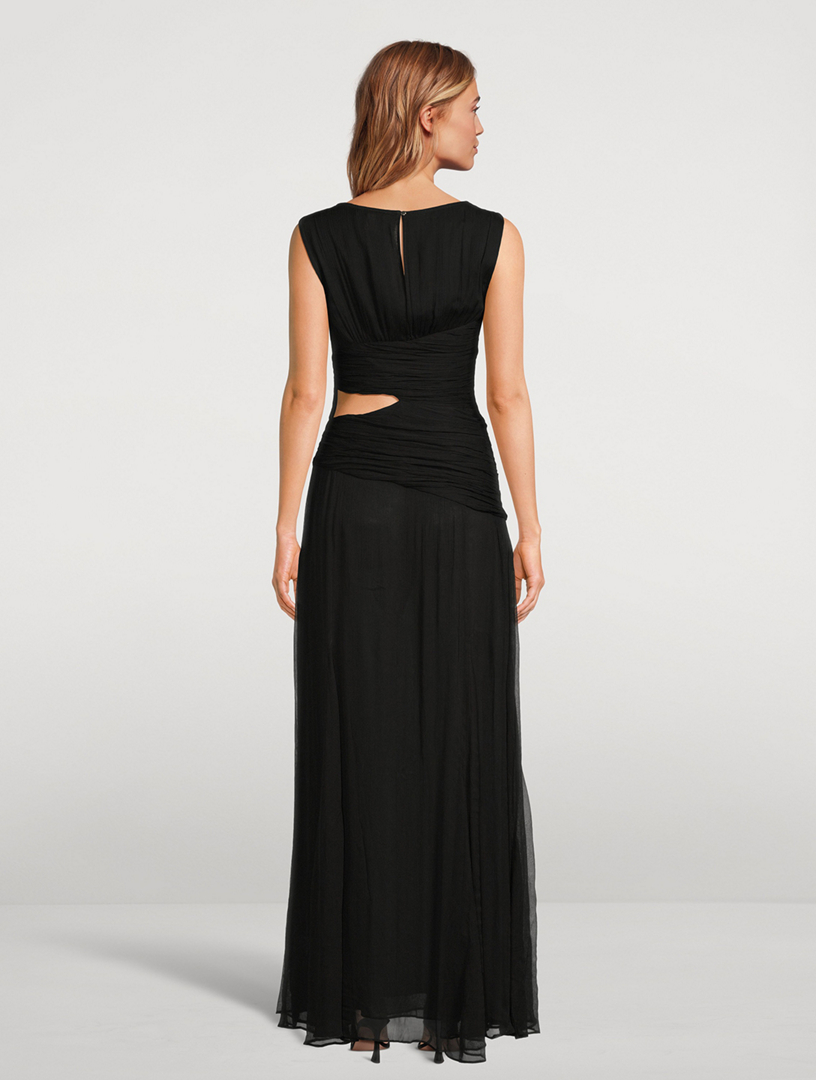 Claude Cut-Out Side-Split Long Dress