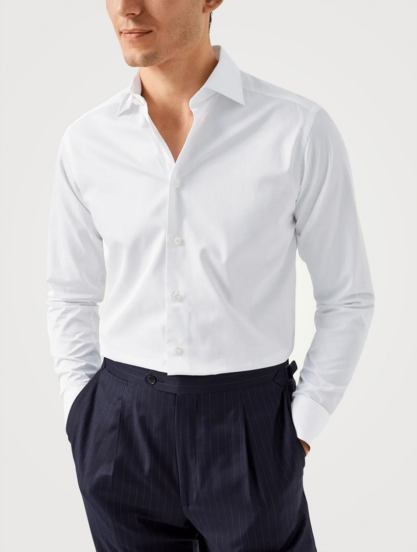 Slim Fit Elevated Twill Shirt
