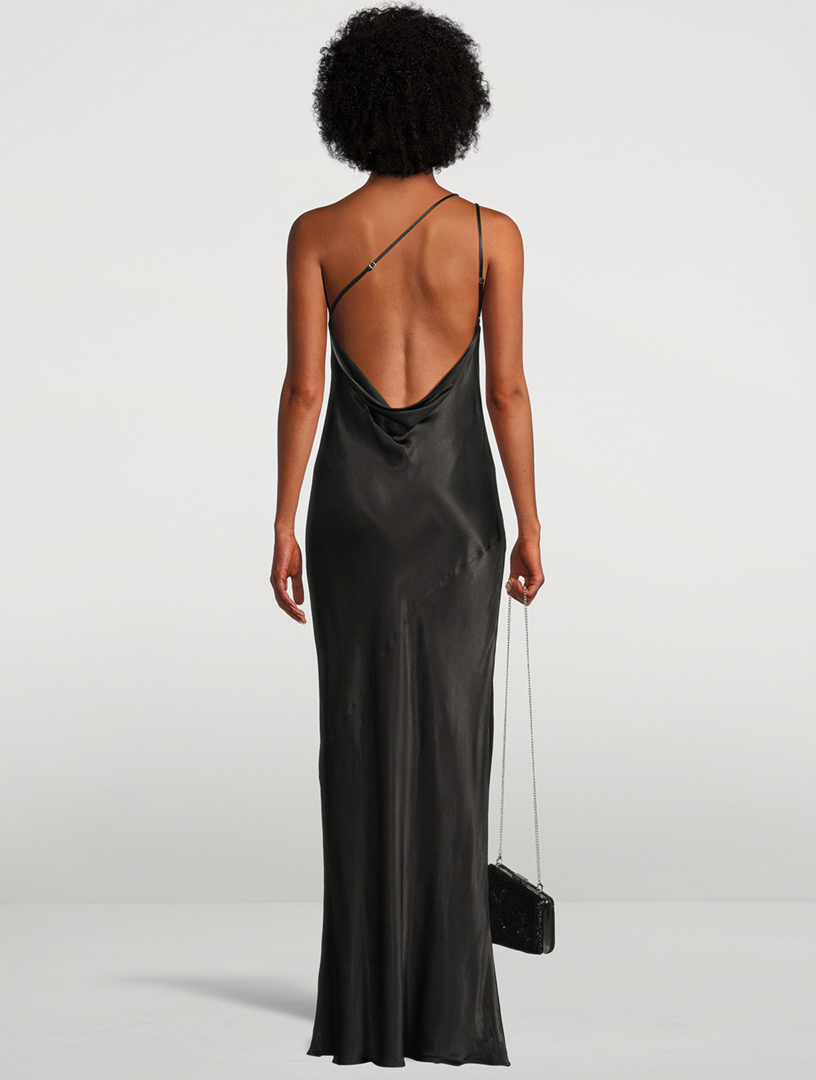 SHONA JOY La Lune One-Shoulder Cowl Back Long Dress | Holt Renfrew