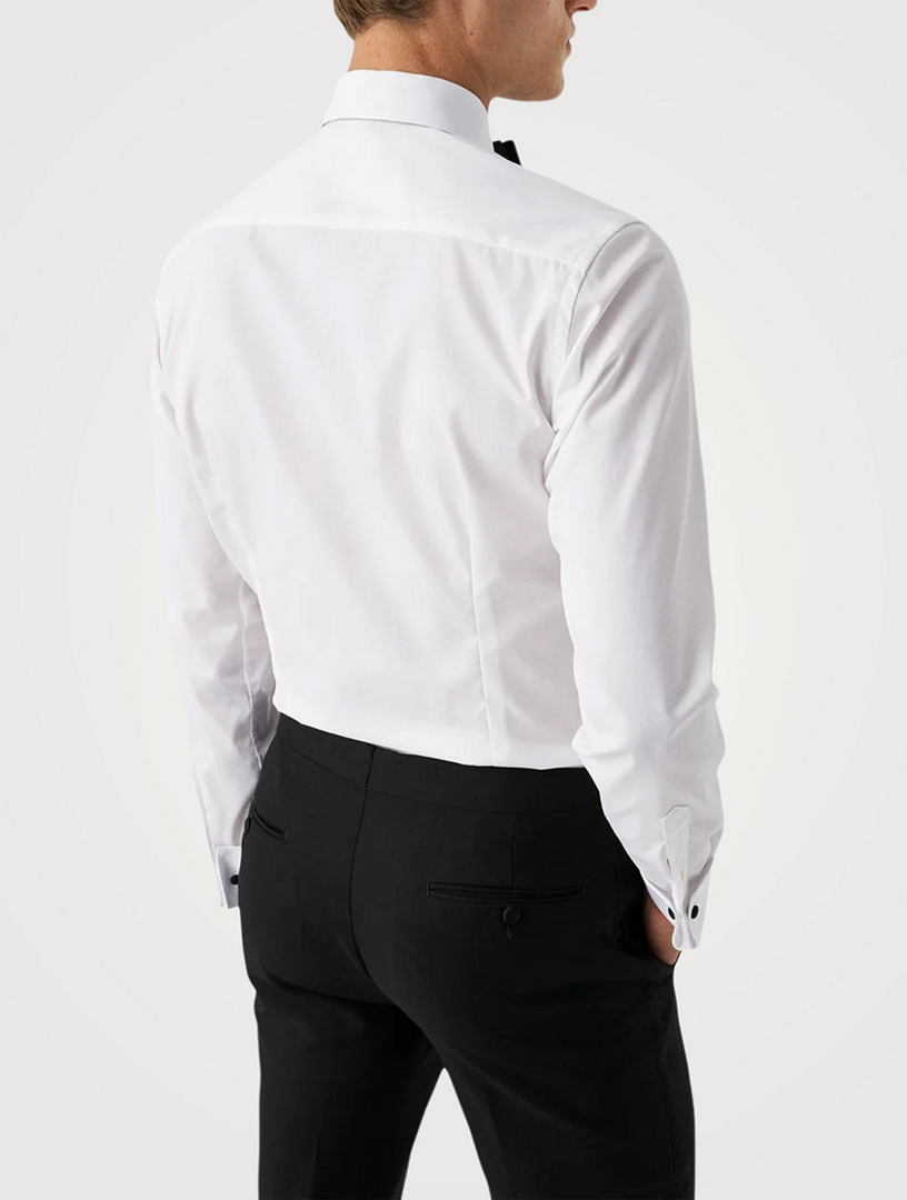 Contemporary Fit Pleated Bib Formal Shirt