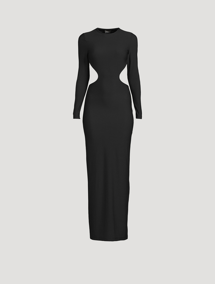 SKIMS SKIMS Body Shaping Long-Sleeve Maxi Slip Dress - Bergdorf