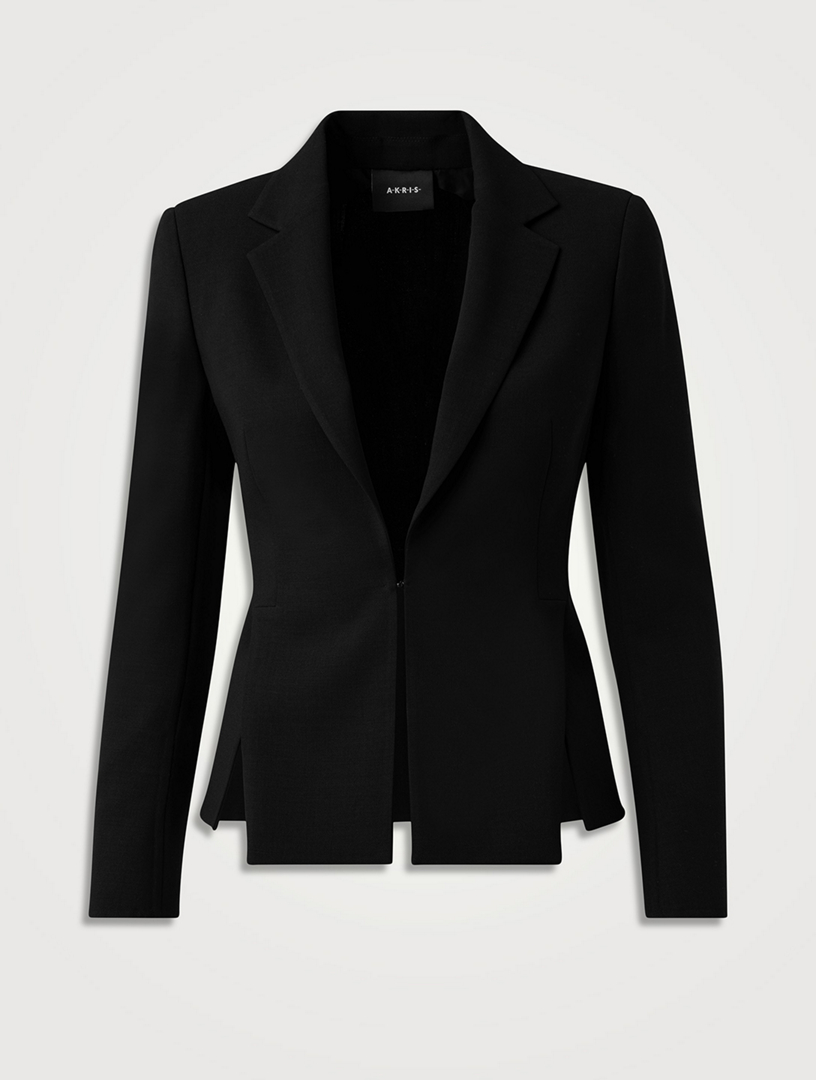 Ocelia Wool Double-Face Blazer