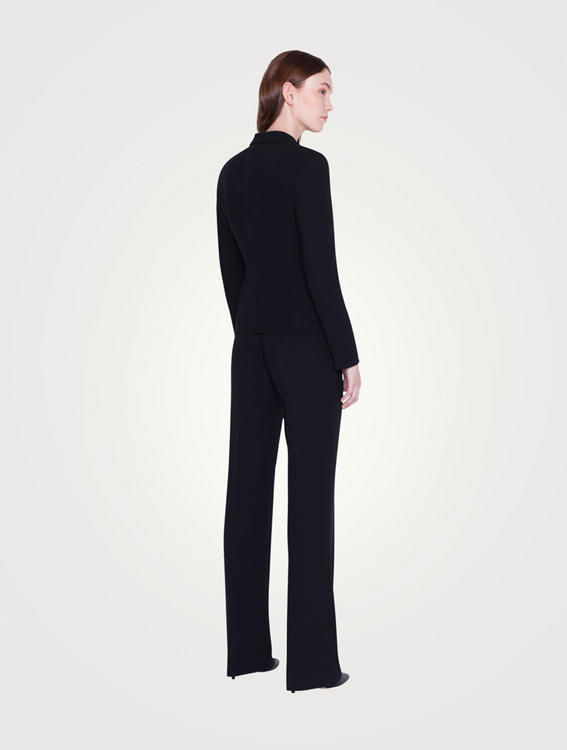 Ocelia Wool Double-Face Blazer