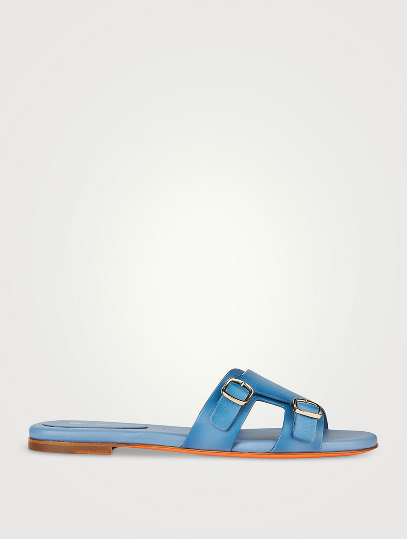 Foresaw Leather Slide Sandals