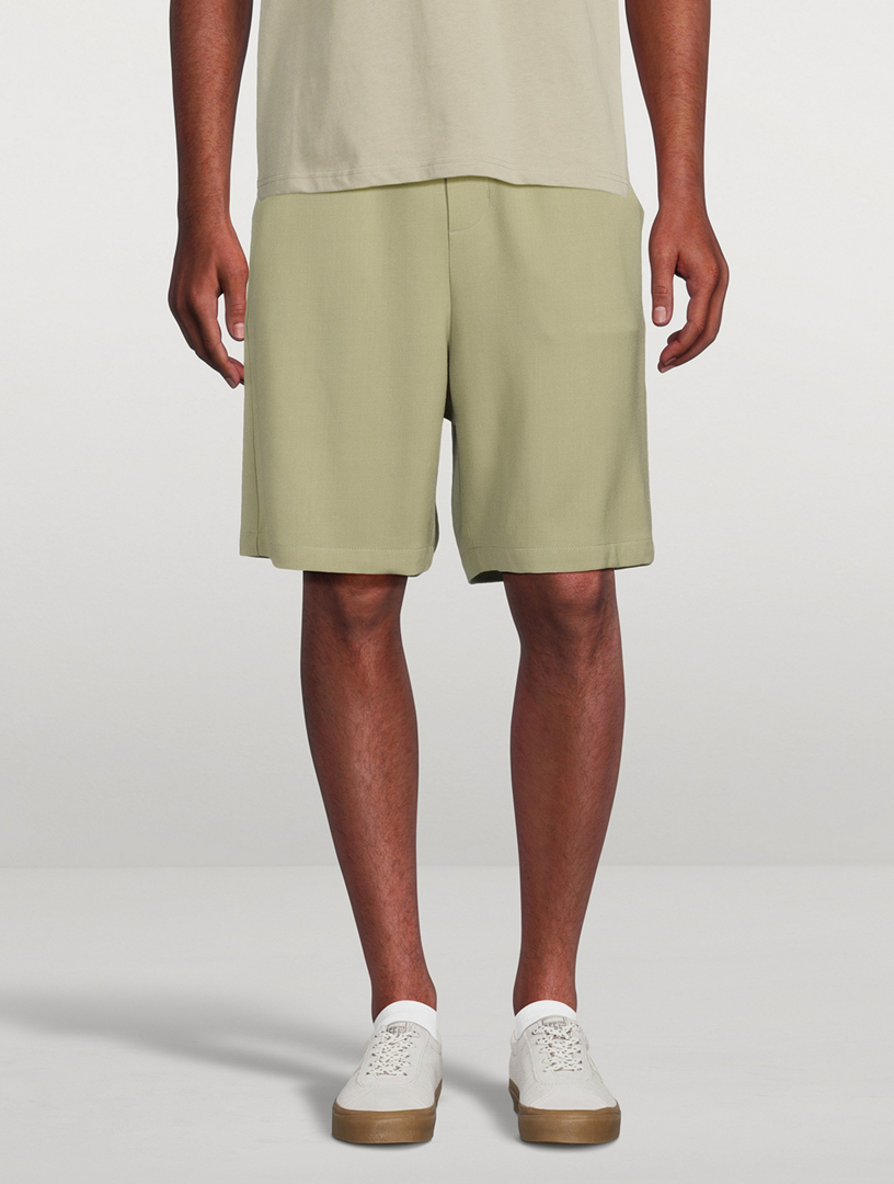 Wool-Blend Bermuda Shorts