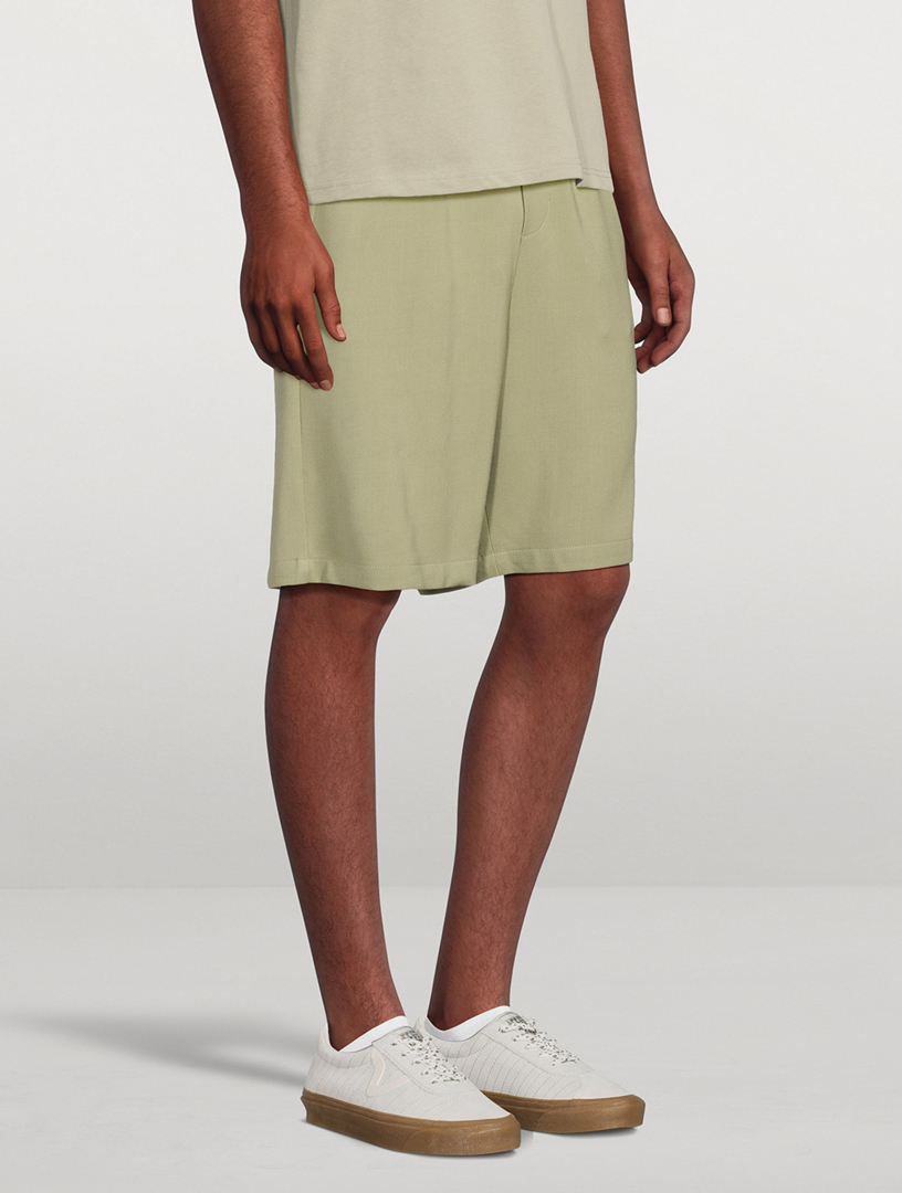 Wool-Blend Bermuda Shorts