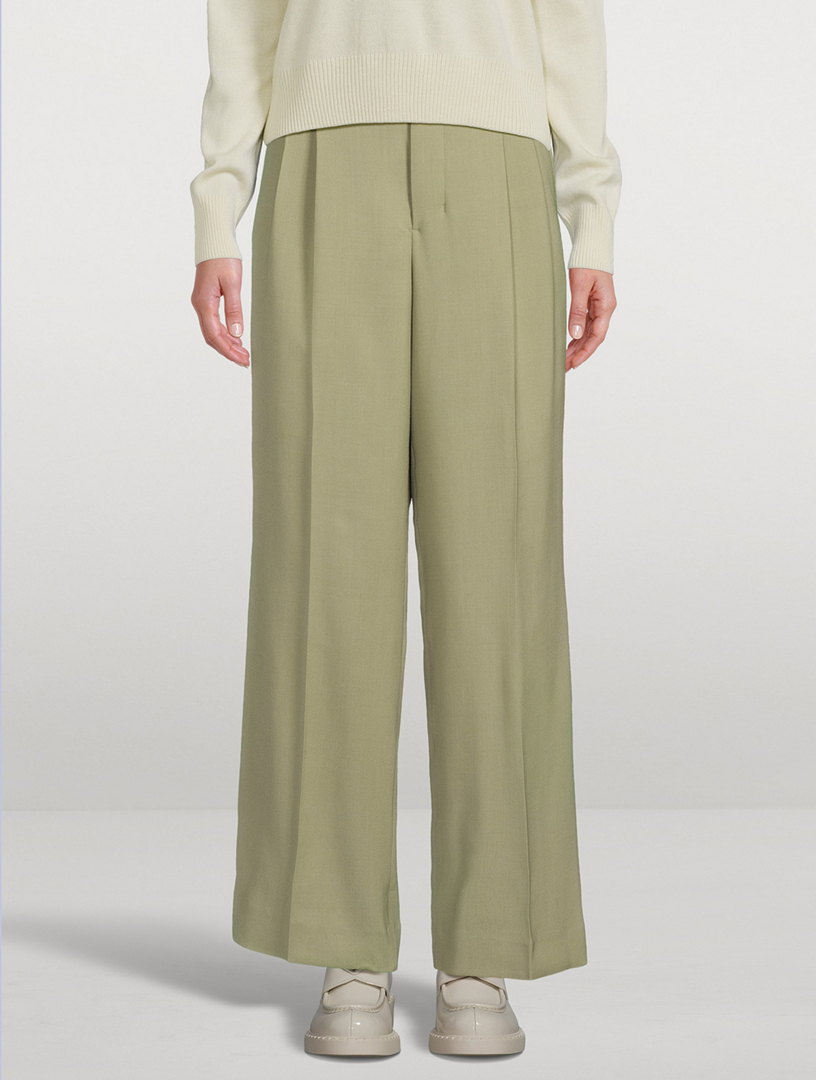 AMI PARIS Wide-Leg Trousers