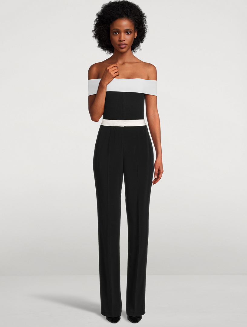 High-Waisted Cady Trousers