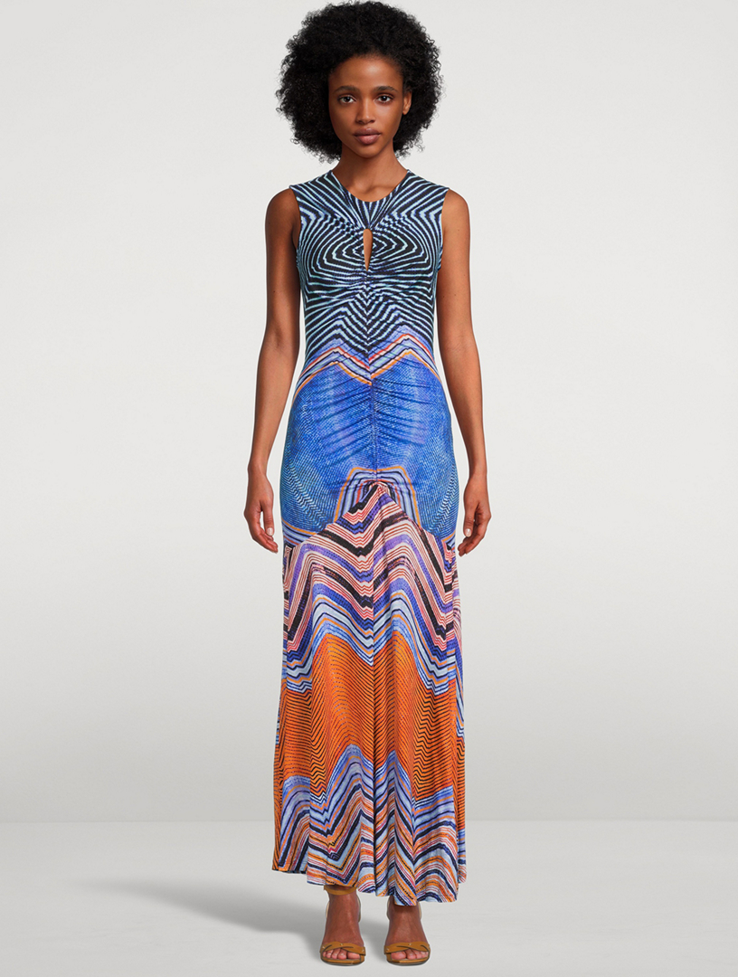 Isabelle Printed Maxi Dress