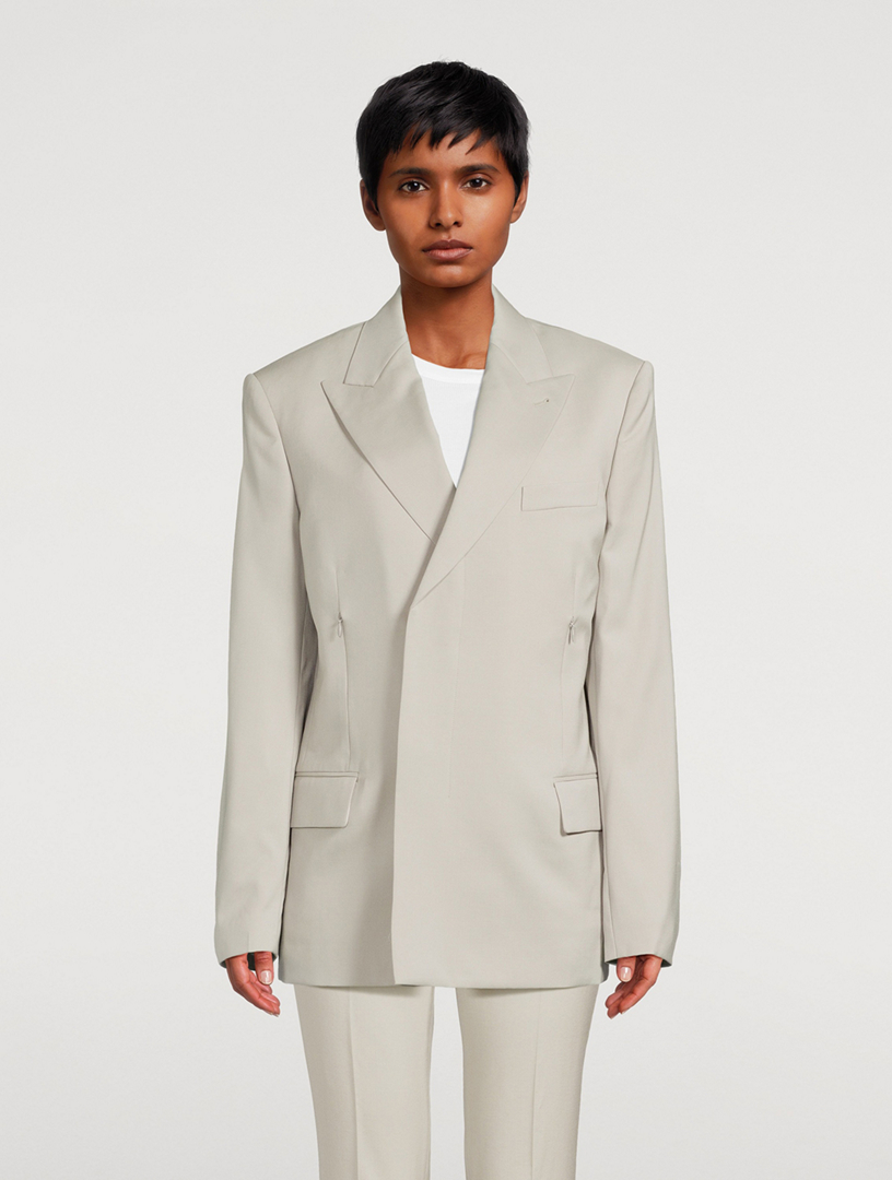 Boxy Wool Blazer
