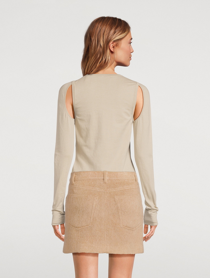 Cut-Out Sweater