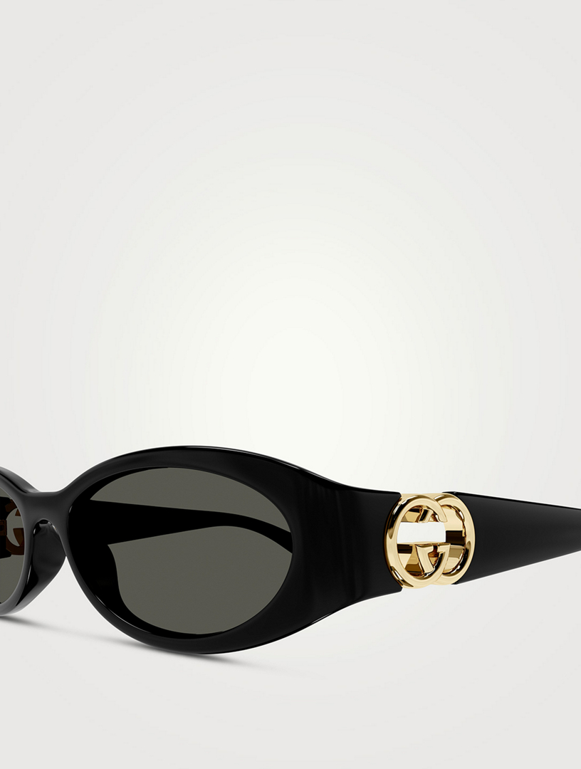 GUCCI Oval Sunglasses | Holt Renfrew