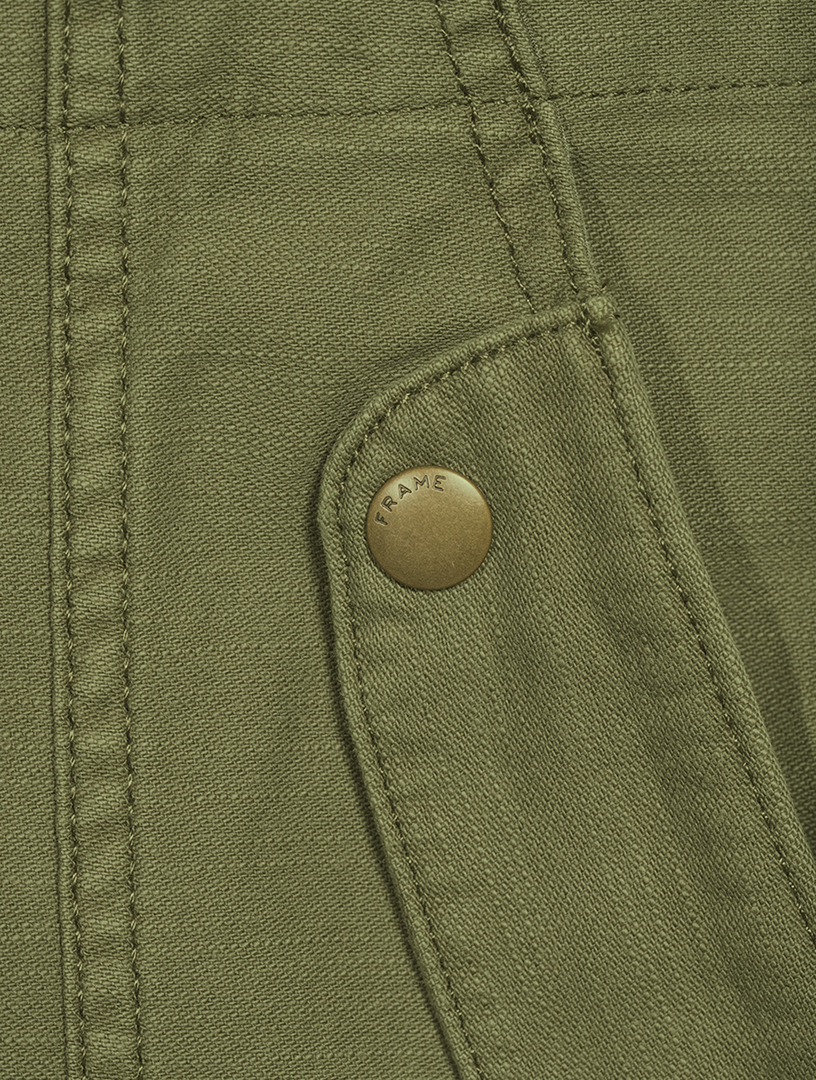 Barrel-Leg Utility Trousers