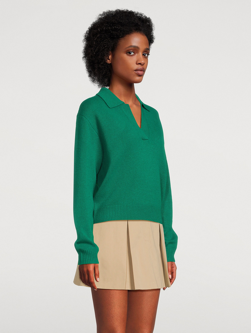 SRC Cashmere Polo Sweater