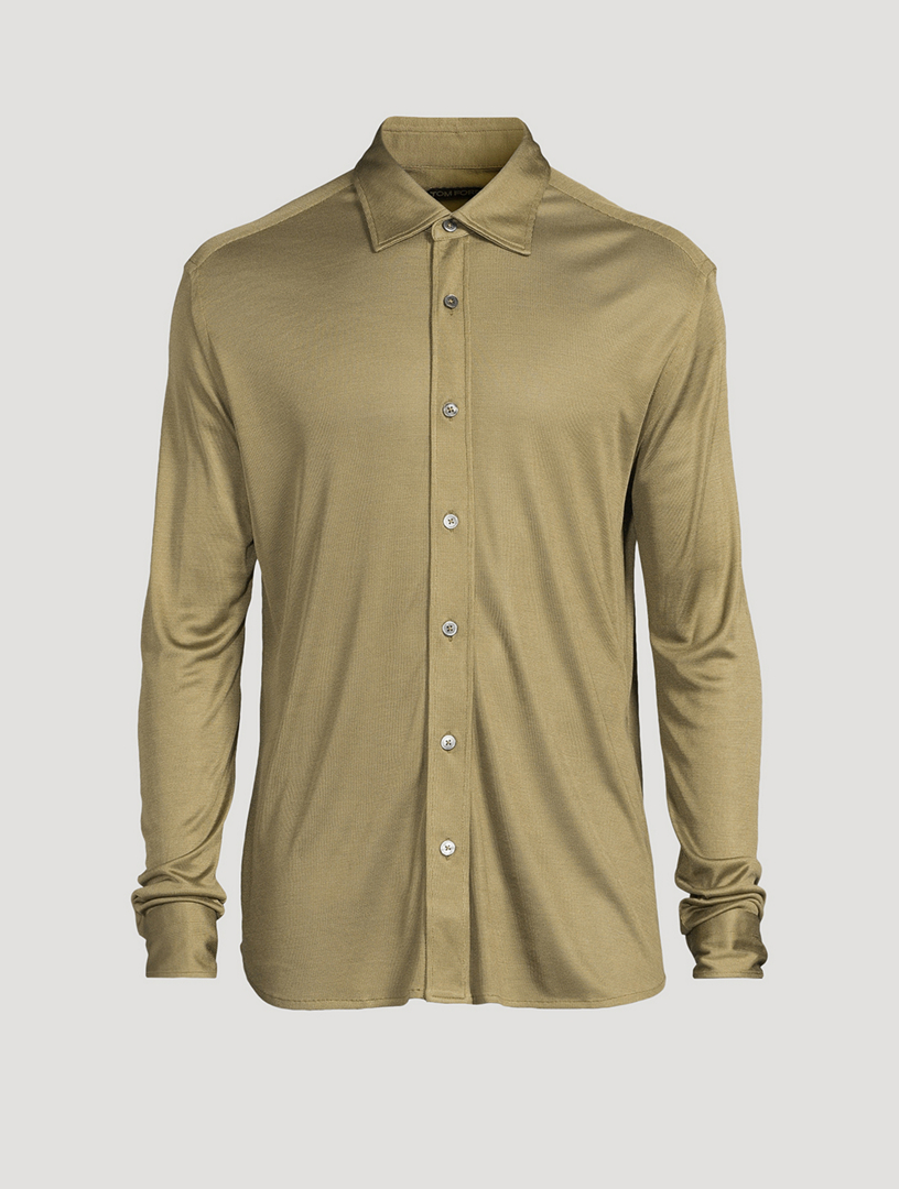 Silk Long Sleeve Shirt