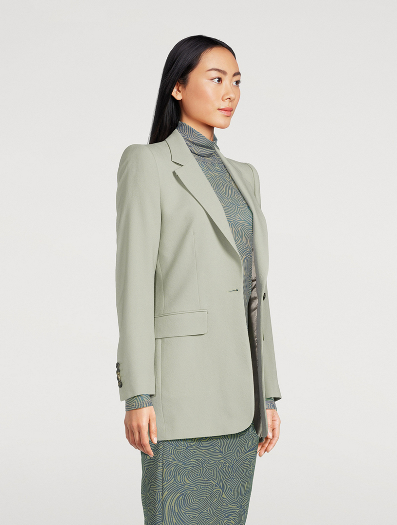 Lovat Single-Breasted Wool Blazer