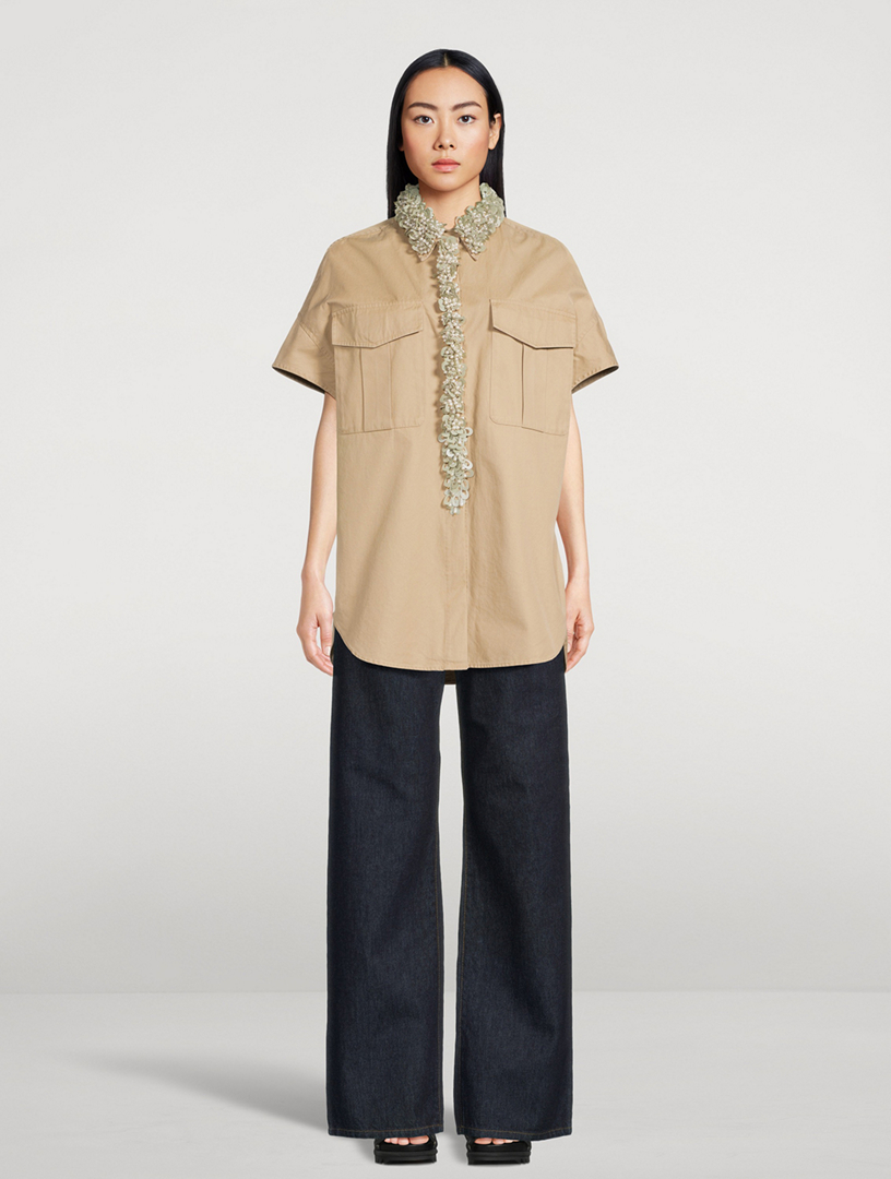 Ciaras Embellished Utility Shirt