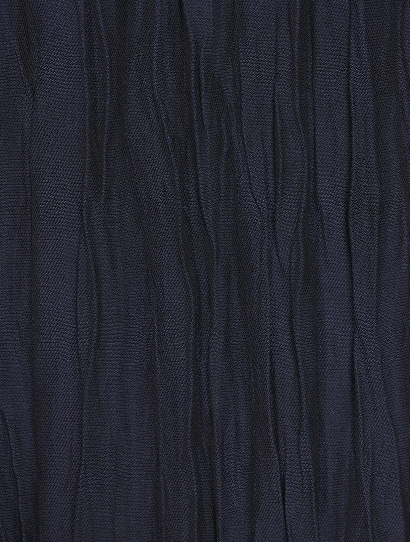 Sario Crinkled Midi Skirt