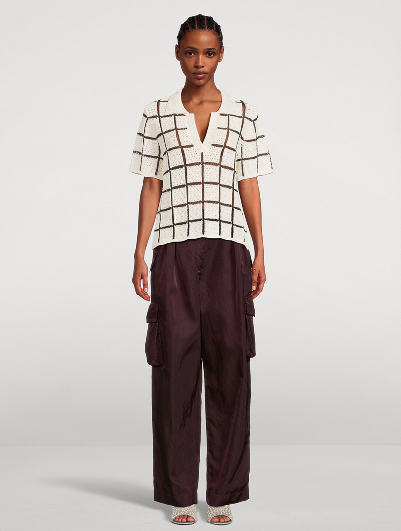 Polkar Nylon Gabardine Cargo Trousers