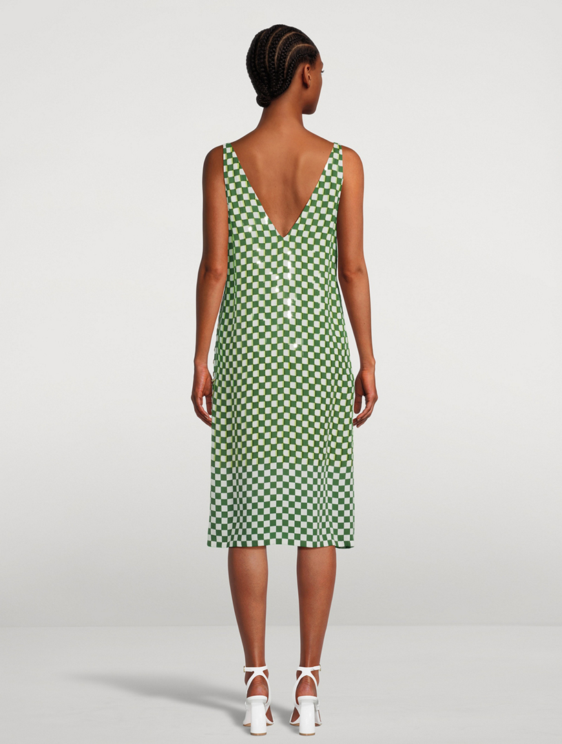 DRIES VAN NOTEN Debbie Sequins Midi Dress | Holt Renfrew