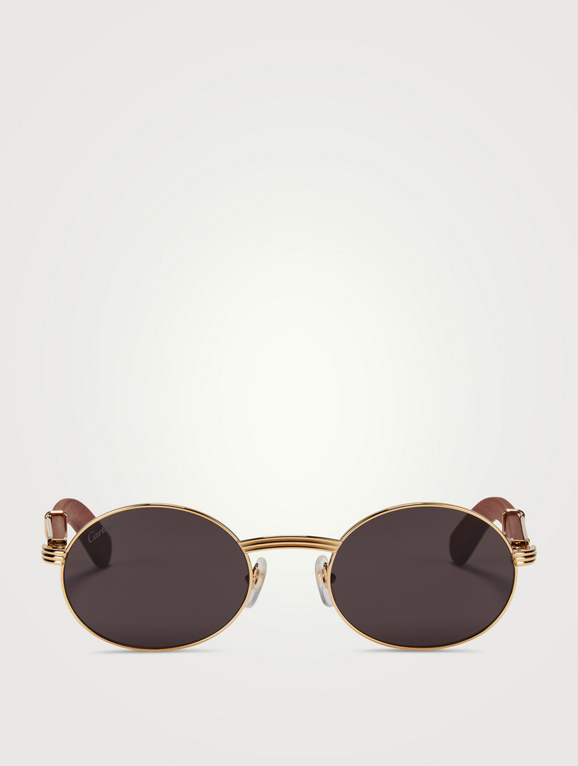 CARTIER Oval Sunglasses Holt Renfrew