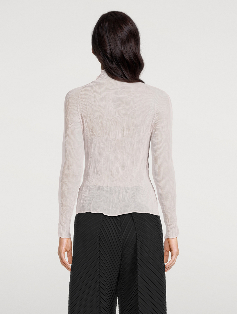 ISSEY MIYAKE Chiffon Twist January Top | Holt Renfrew