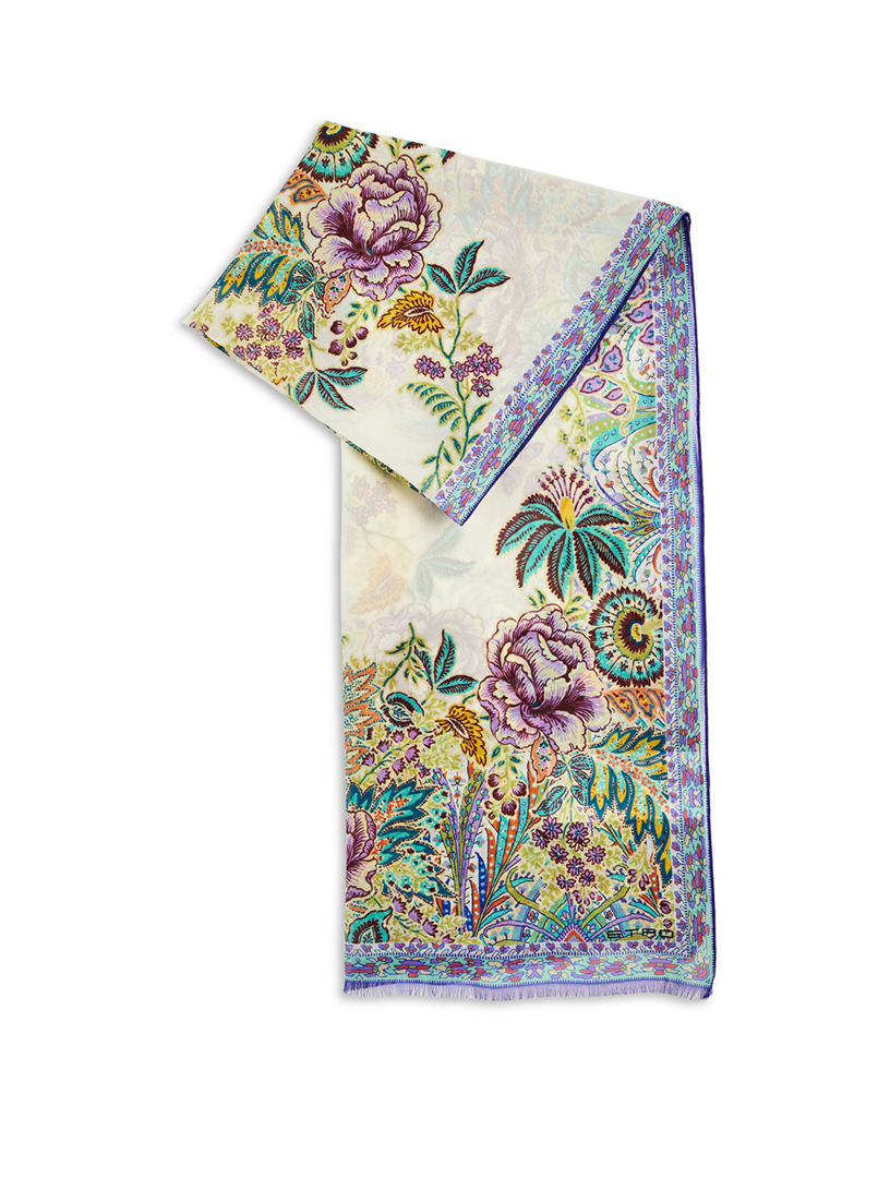 ETRO Printed Silk Scarf Holt Renfrew