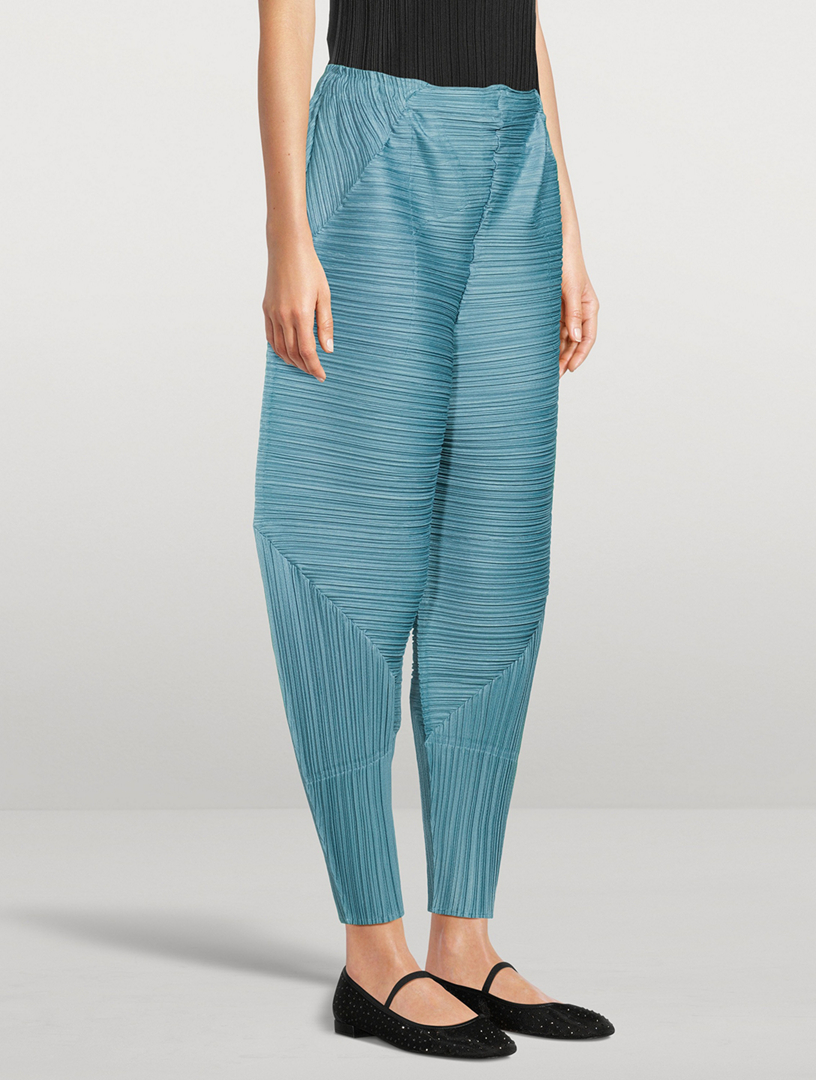 Thicker Bounce Barrel-Leg Trousers