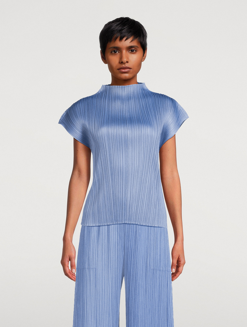 PLEATS PLEASE ISSEY MIYAKE Monthly Colour June Mockneck Top | Holt