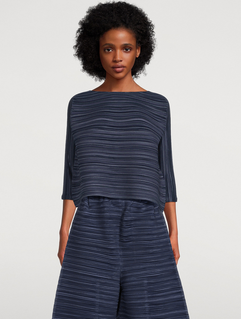 PLEATS PLEASE ISSEY MIYAKE Sheer Bounce Top | Holt Renfrew