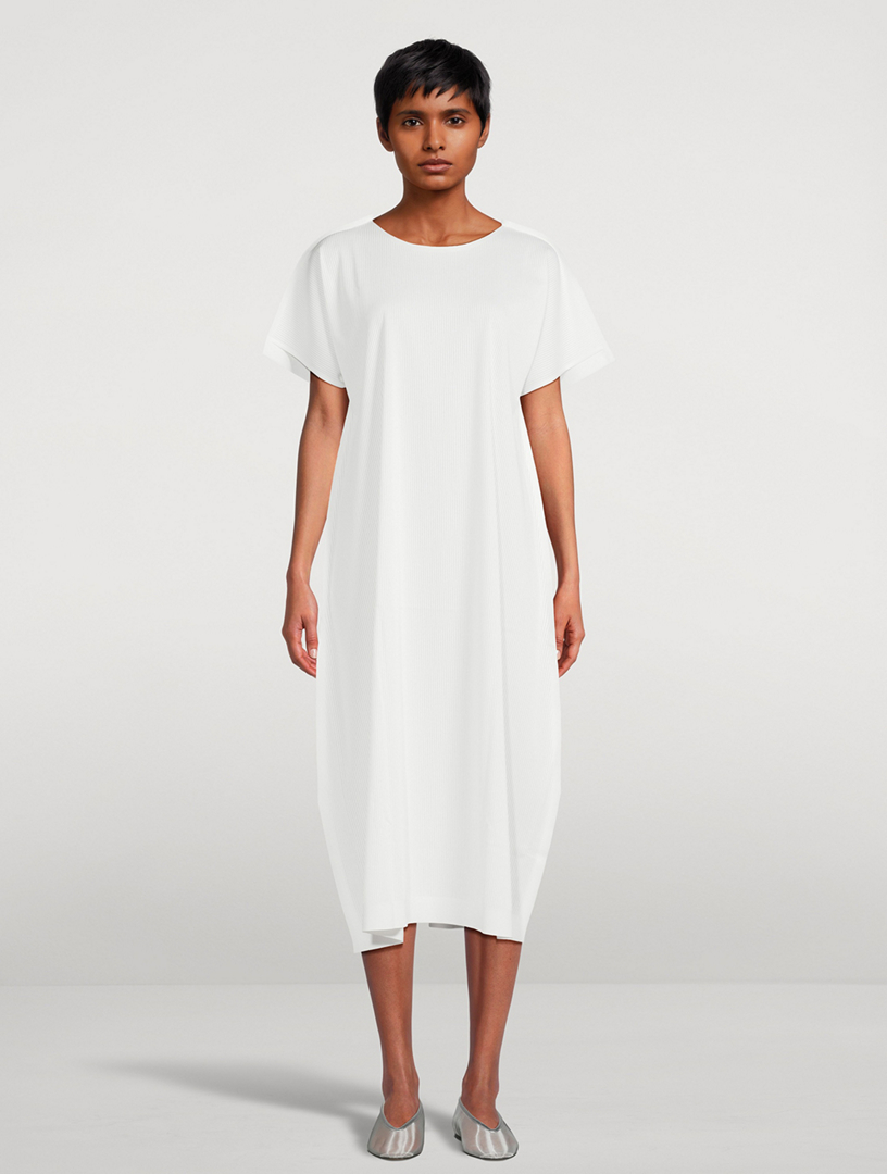 PLEATS PLEASE ISSEY MIYAKE A POC Form Midi Dress Holt Renfrew