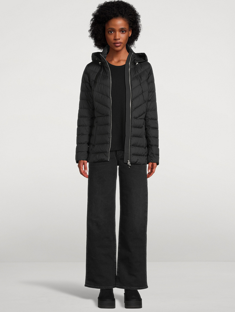 MOOSE KNUCKLES｜DOWN JACKETS (Air Down Parka (M13LP212 1 W Air Down Parka Black – Quarks Shoes