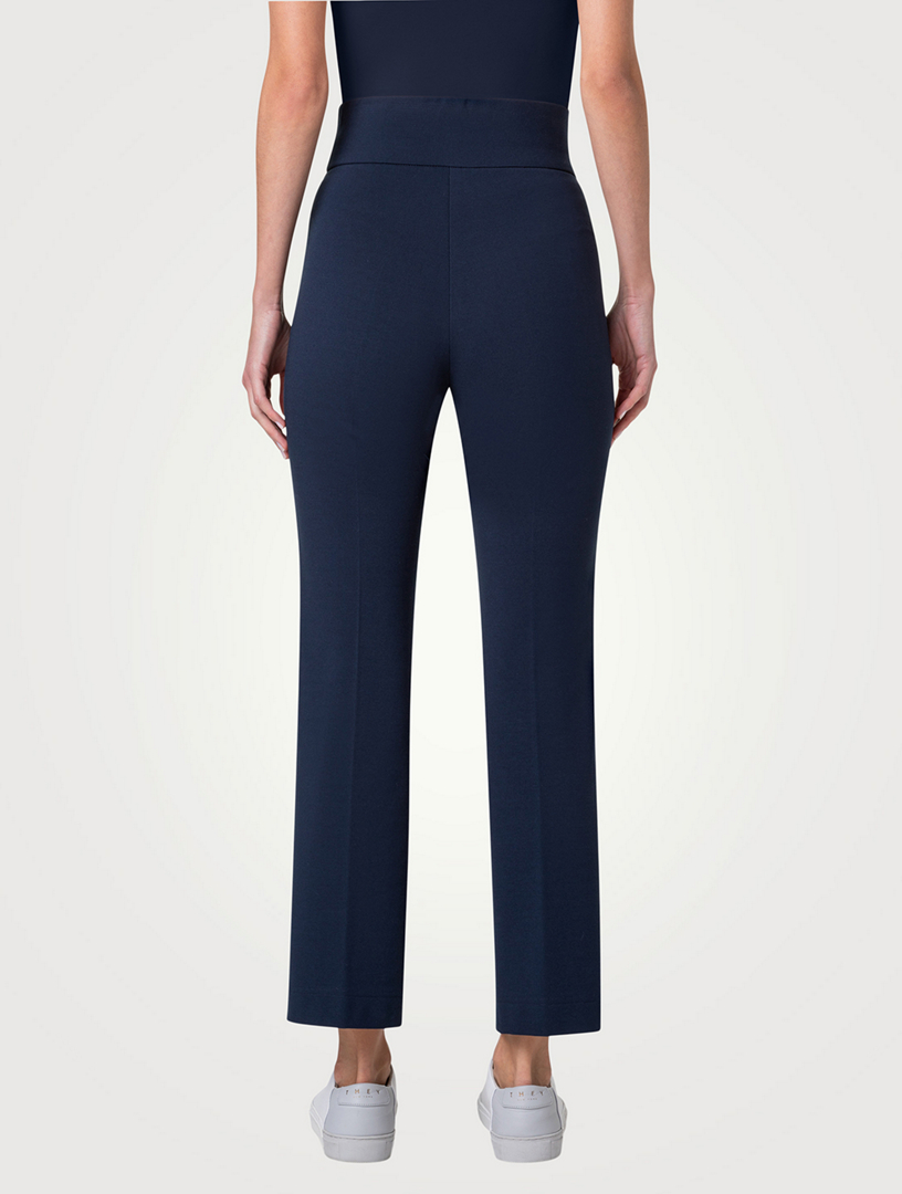 Maxine Jersey High-Waisted Pants